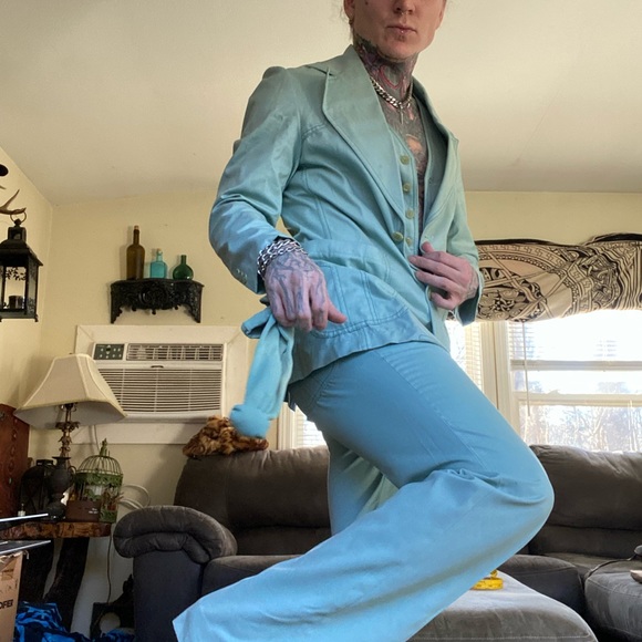 “Jeans joint” vintage 3 piece suit size 36 - Picture 4 of 5